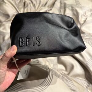 BEIS Black Cosmetic Bag
